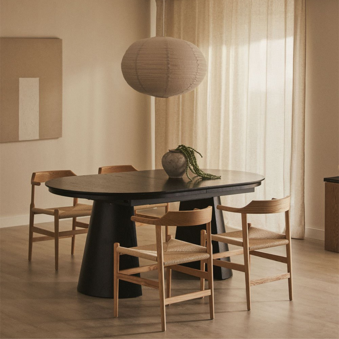 Montana Oval Extendable Dining Table 180-240x105 cm