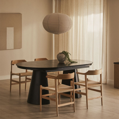 Montana Oval Extendable Dining Table 180-240x105 cm