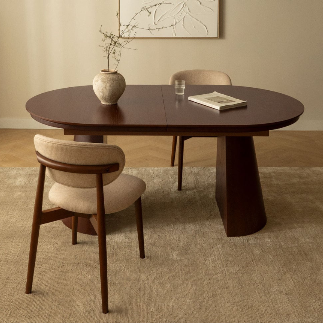 Montana Oval Extendable Dining Table 180-240x105 cm
