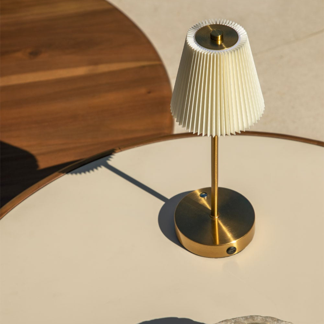 Myrdal Wireless LED Outdoor Table Lamp in Iron with Adjustable Light