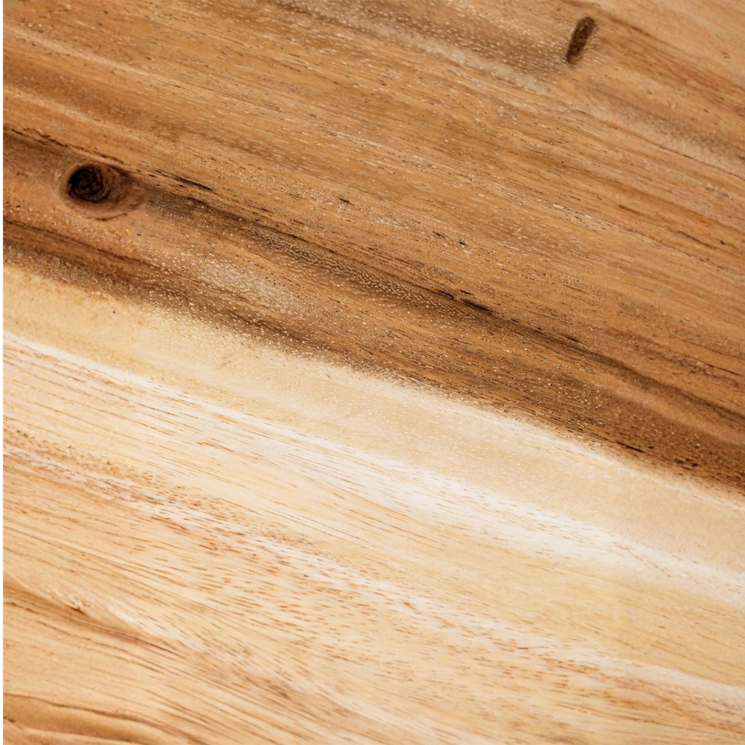 Narel Round High Table Ø60 cm in Suar & Teak Wood