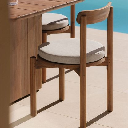 Nualis Garden Chair in Acacia Wood