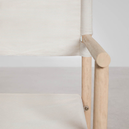 Olivia Folding Director's Chair in Acacia Wood