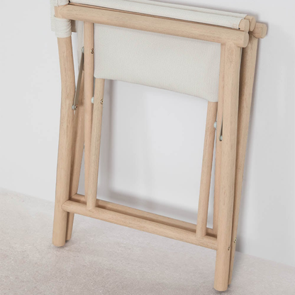 Olivia Folding Director's Chair in Acacia Wood