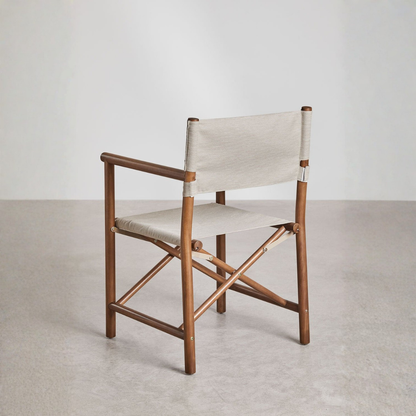 Olivia Folding Director's Chair in Acacia Wood