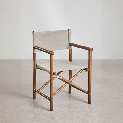 Olivia Folding Director's Chair in Acacia Wood