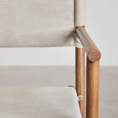 Olivia Folding Director's Chair in Acacia Wood