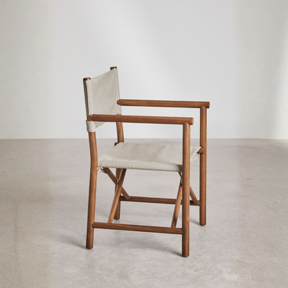 Olivia Folding Director's Chair in Acacia Wood
