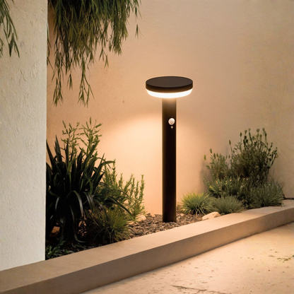 Ovint Outdoor Solar LED Beacon in Stainless Steel
