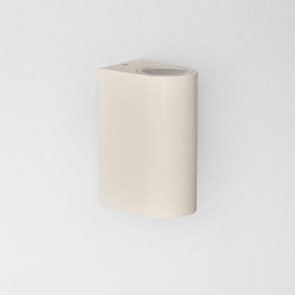 Pevot Aluminum Outdoor Wall Light with 2 Light Points