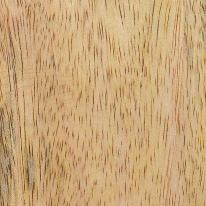 Pid Low Stool - Mango Wood with White Legs