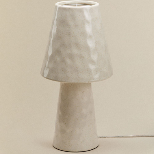 Portia Ceramic Table Lamp with Unique Light Play