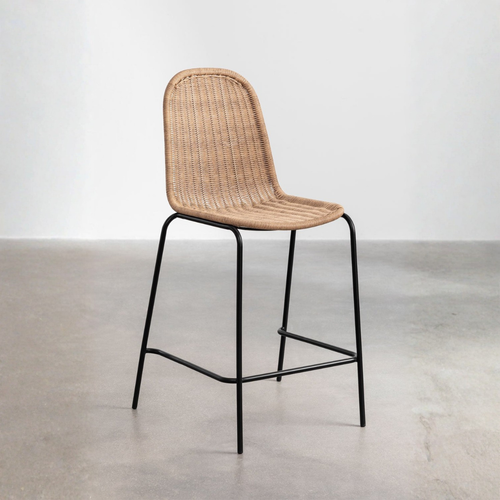 Reiven Stackable High Garden Stool - Synthetic Wicker