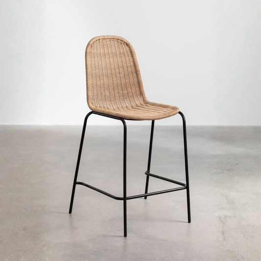 Reiven Stackable High Garden Stool - Synthetic Wicker