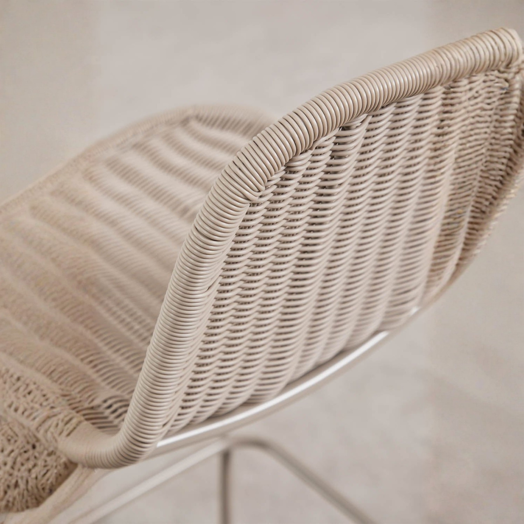 Reiven Stackable High Garden Stool - Synthetic Wicker