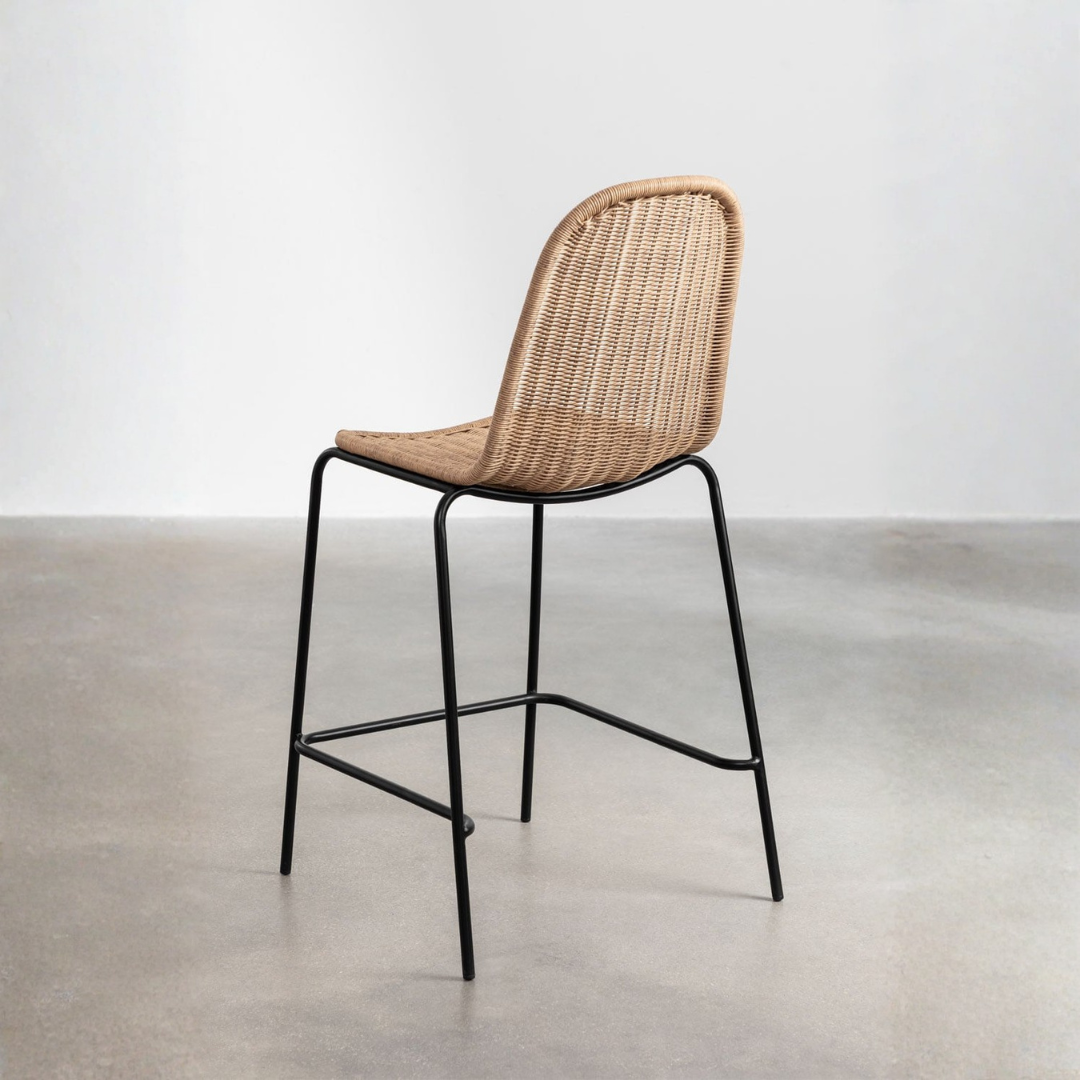 Reiven Stackable High Garden Stool - Synthetic Wicker