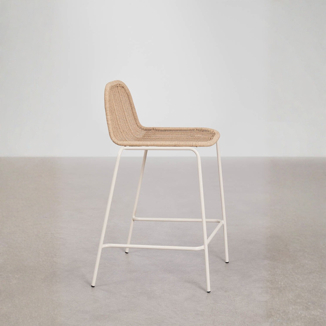 Reiven Stackable High Garden Stool - Synthetic Wicker