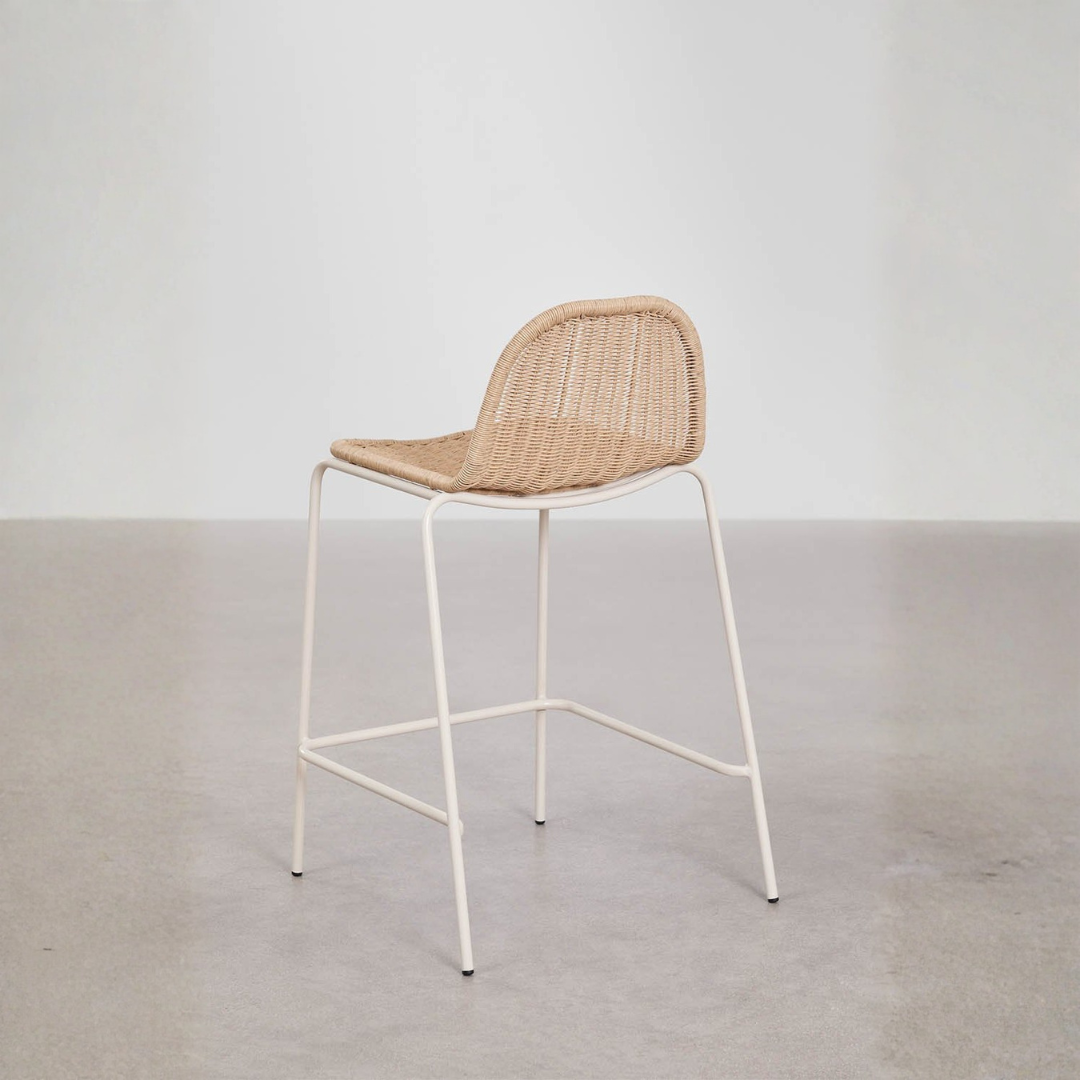 Reiven Stackable High Garden Stool - Synthetic Wicker
