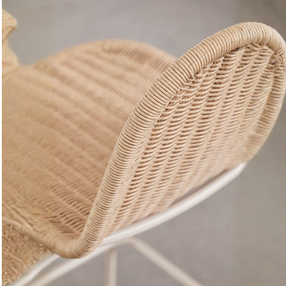 Reiven Stackable High Garden Stool - Synthetic Wicker
