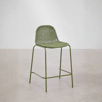 Reiven Stackable High Garden Stool - Synthetic Wicker