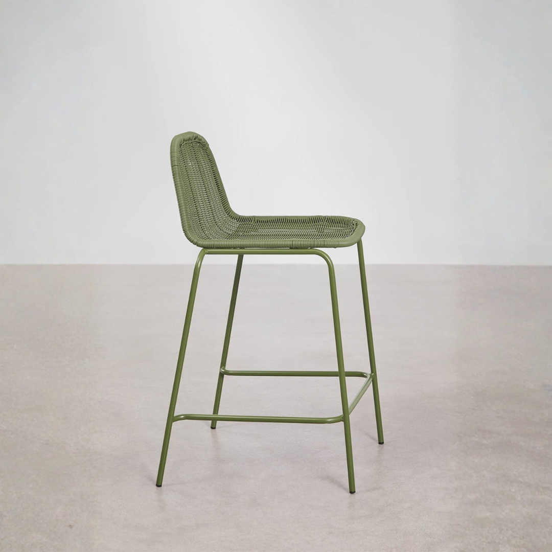 Reiven Stackable High Garden Stool - Synthetic Wicker