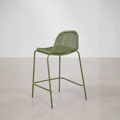 Reiven Stackable High Garden Stool - Synthetic Wicker