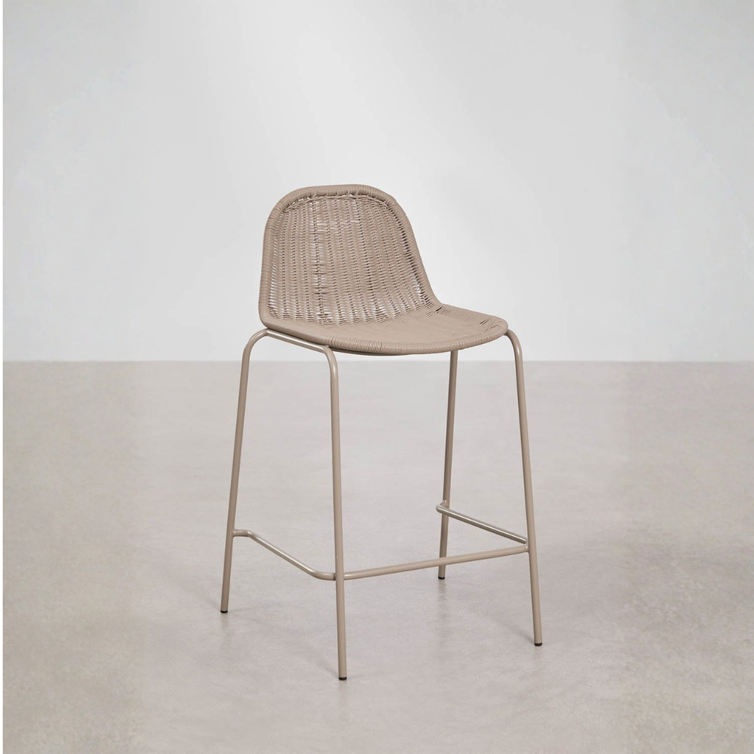 Reiven Stackable High Garden Stool - Synthetic Wicker