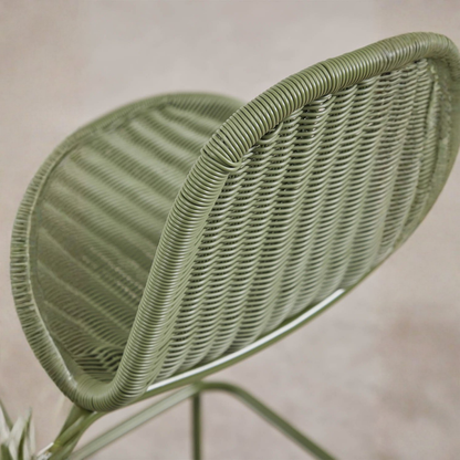 Reiven Stackable High Garden Stool - Synthetic Wicker