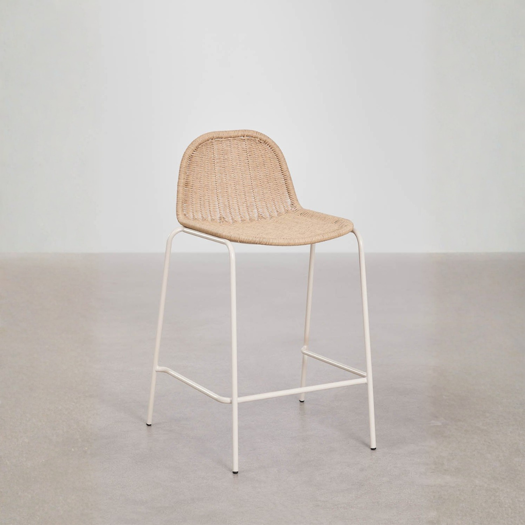 Reiven Stackable High Garden Stool - Synthetic Wicker