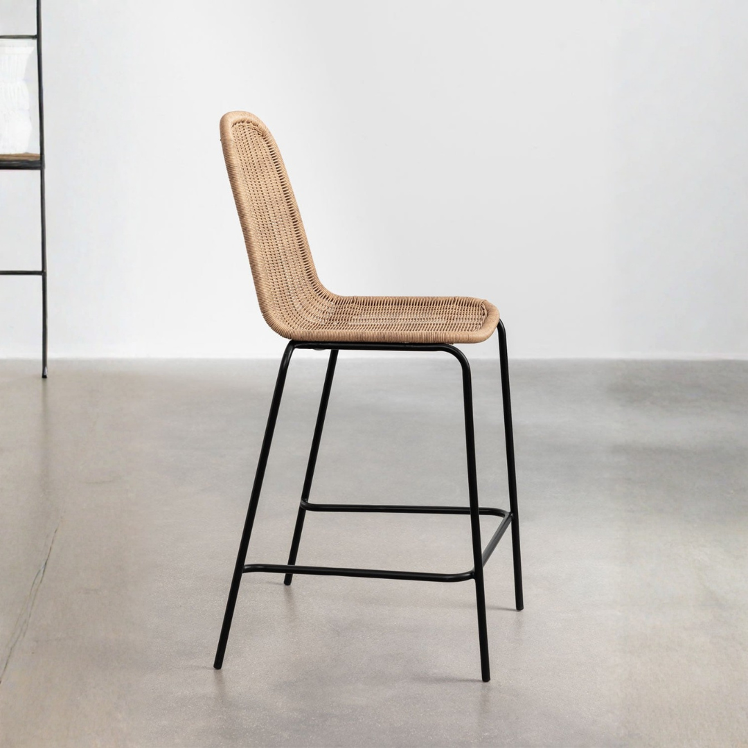 Reiven Stackable High Garden Stool - Synthetic Wicker