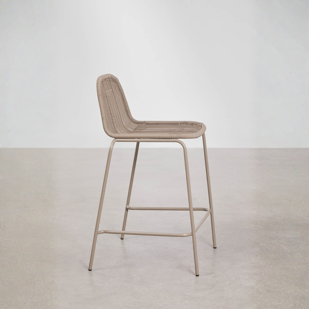 Reiven Stackable High Garden Stool - Synthetic Wicker