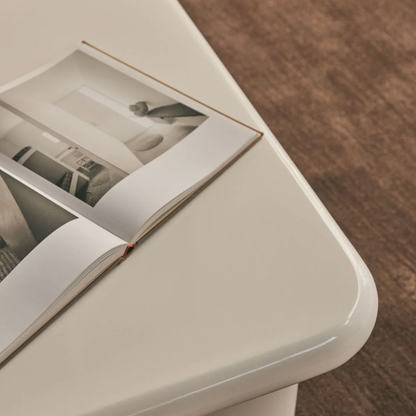 Riverton Square Side Table 80x80 cm in MDF – High Gloss