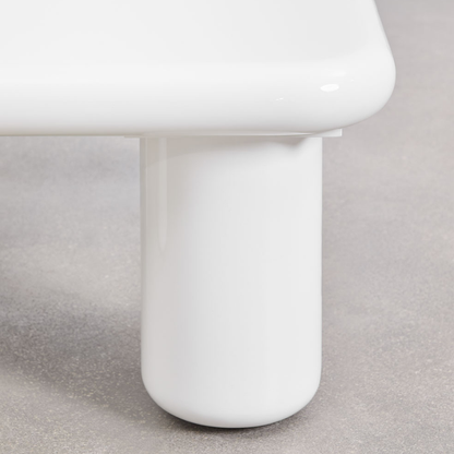 Riverton Square Side Table 80x80 cm in MDF – High Gloss
