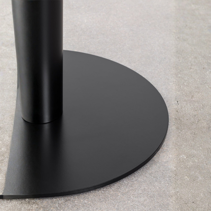 Rocher High Square Bar Table 60x60 cm in Marble & Steel