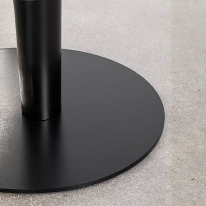 Rocher High Square Bar Table 60x60 cm in Marble & Steel