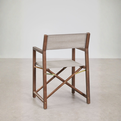 Rondônia Folding Garden Director's Chair in Acacia Wood