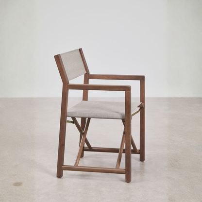 Rondônia Folding Garden Director's Chair in Acacia Wood