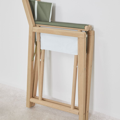 Rondônia Folding Garden Director's Chair in Acacia Wood
