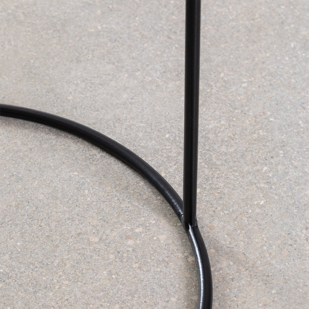 Tannam Round Side Table Ø30 cm in Mango Wood & Iron