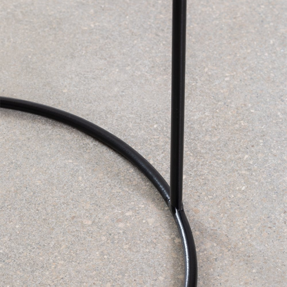 Tannam Round Side Table Ø30 cm in Mango Wood & Iron