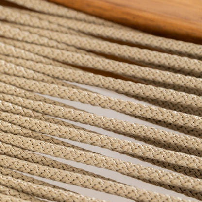 Tenay 65cm High Stool in Acacia Wood & Braided Rope