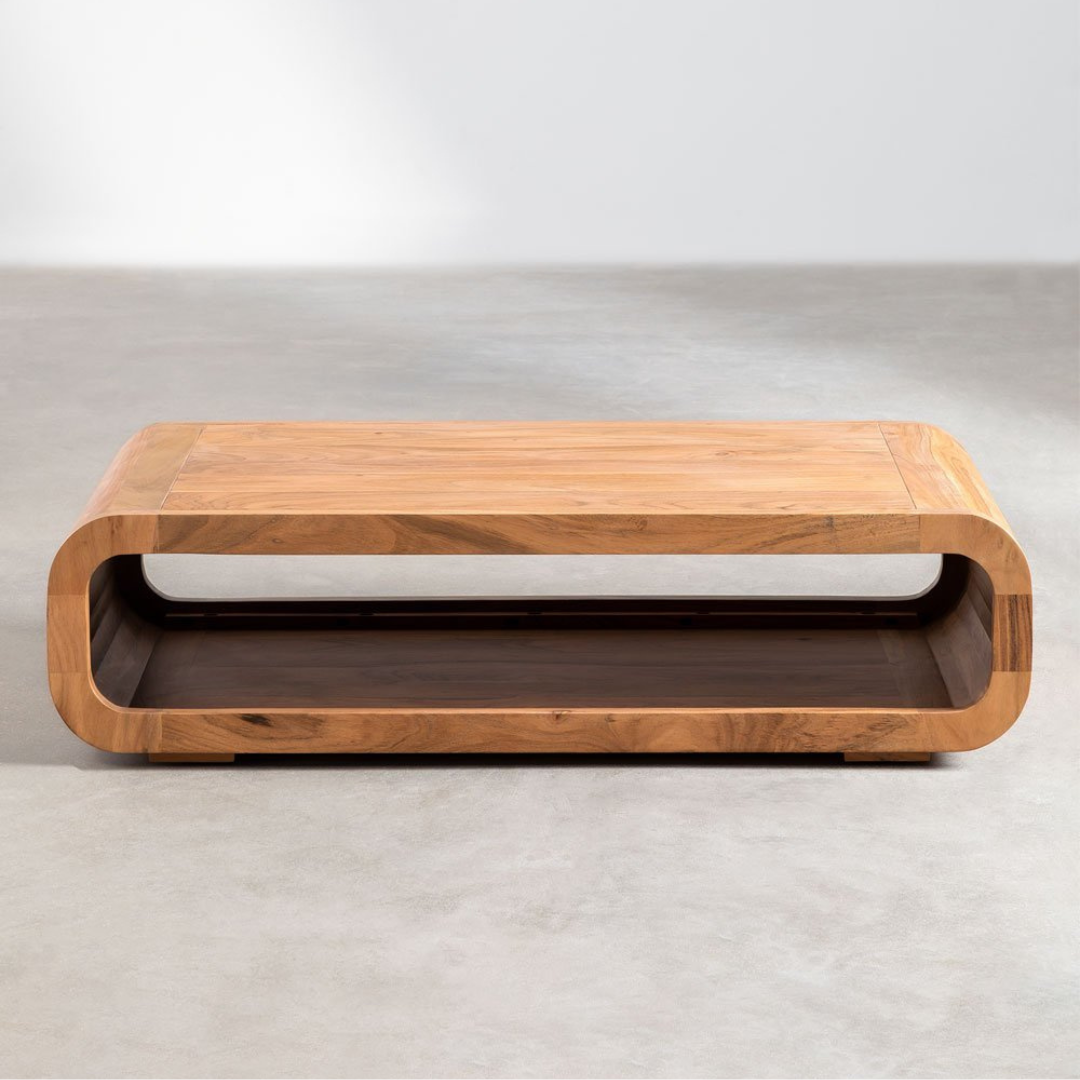 Vacry Rectangular Coffee Table 120x60 cm – Acacia Wood