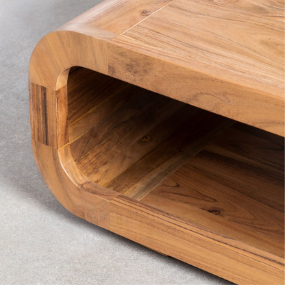 Vacry Rectangular Coffee Table 120x60 cm – Acacia Wood