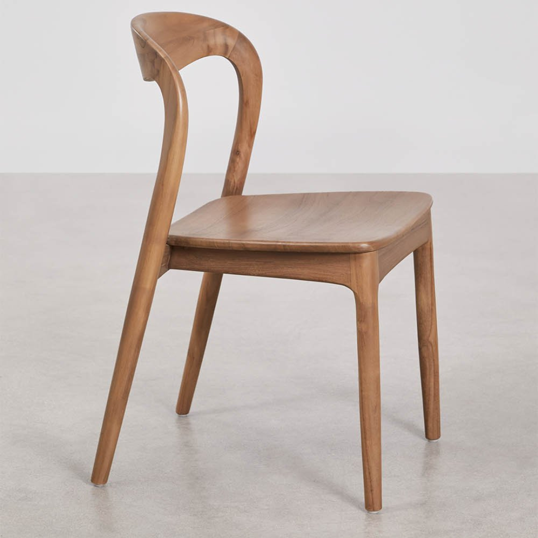 Varmus Teak Wood Garden Chair – Japandi Inspired Design
