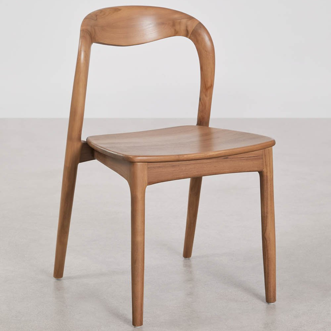 Varmus Teak Wood Garden Chair – Japandi Inspired Design