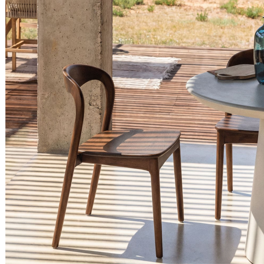 Varmus Teak Wood Garden Chair – Japandi Inspired Design