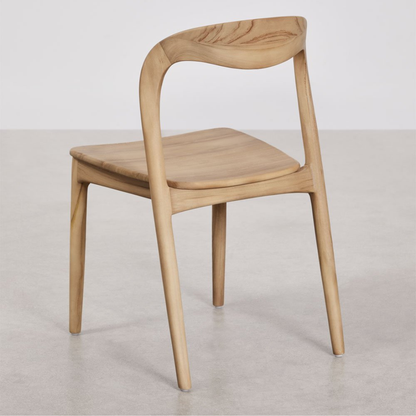 Varmus Teak Wood Garden Chair – Japandi Inspired Design