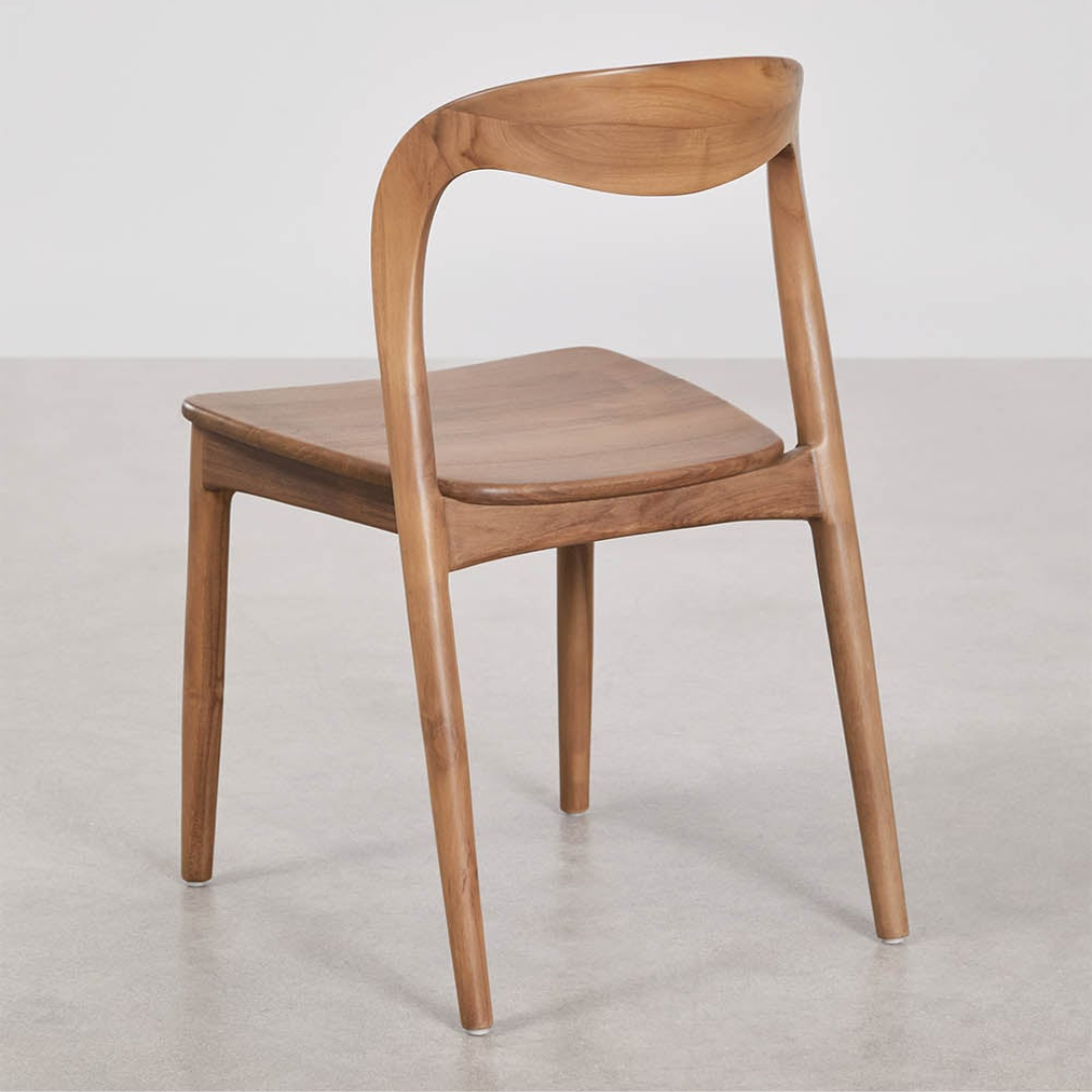 Varmus Teak Wood Garden Chair – Japandi Inspired Design