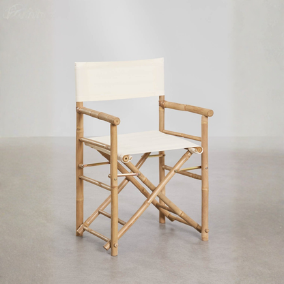 Woody Bamboo Folding Garden Director's Chair – Outdoor Comfort