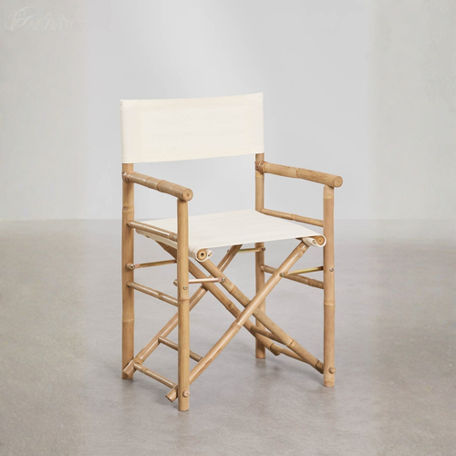 Woody Bamboo Folding Garden Director's Chair – Outdoor Comfort